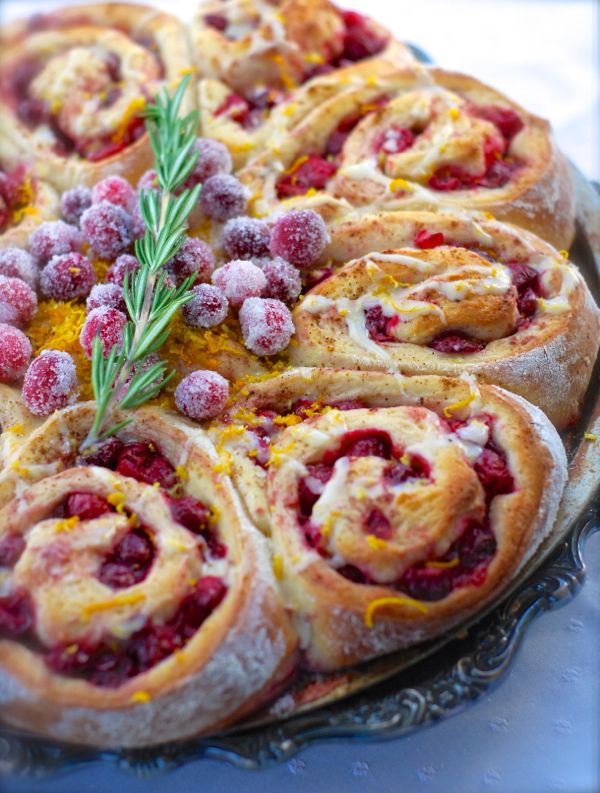No knife is needed to cut this Cranberry Orange Coffee Cake: Just pull apart and...