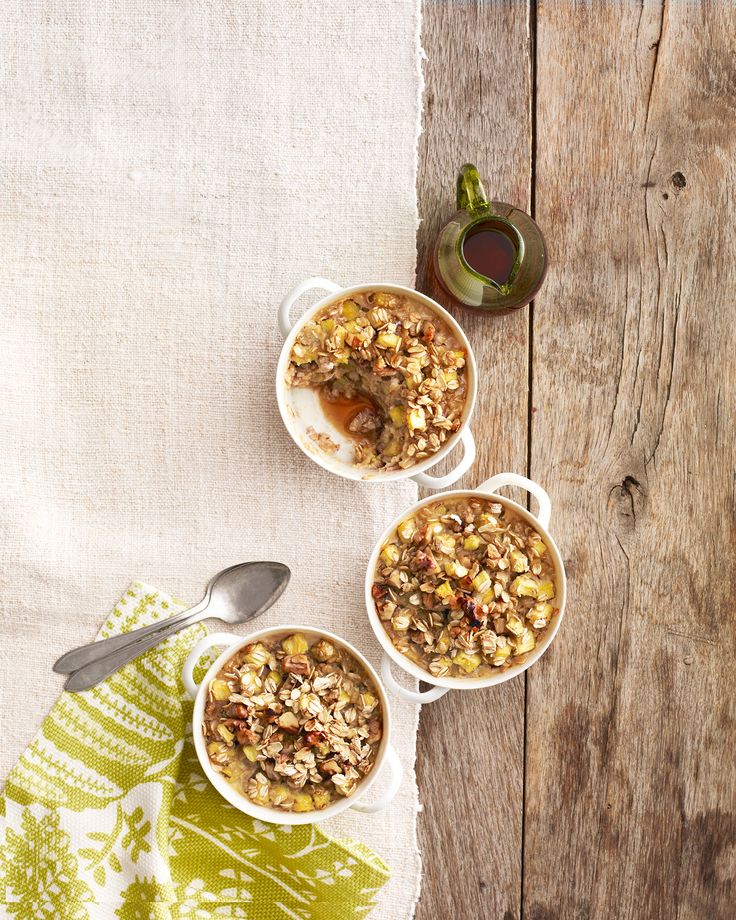 Pineapple, Ginger, and Walnut Oatmeal recipe keeps it simple and healthy for mom...
