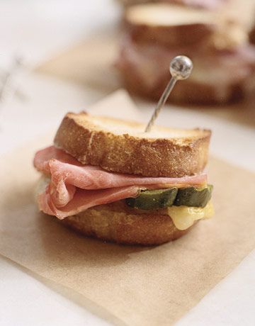 Pork, cheese, pickles, and ham—what more could you ask for in these mini Cuban...