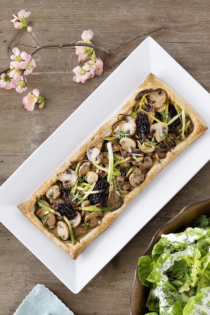 Thanks to packaged puff pastry, this fresh Mushroom-Leek Tart is super simple to...