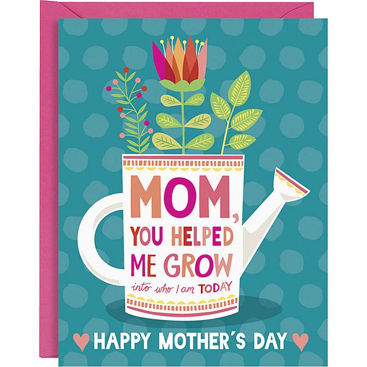 This card is perfect if your mom has a green thumb, or even if you're just h...