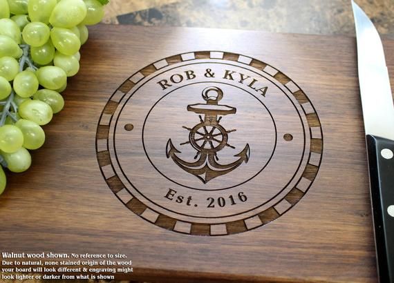 Personalized Engraved Cutting Board- Wedding Gift, Anniversary Gifts, Housewarmi...