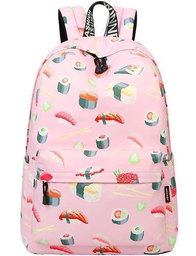 Assorted Sushi Backpack. Cute backpack for school. Kawaii school supplies for te...