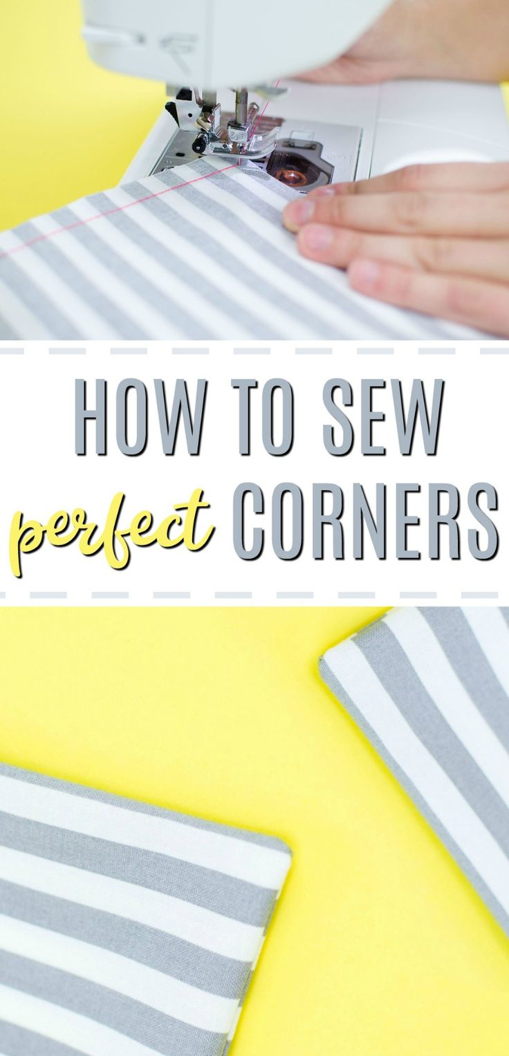 Do you find sewing perfect corners challenging? There is a knack  to it but once...