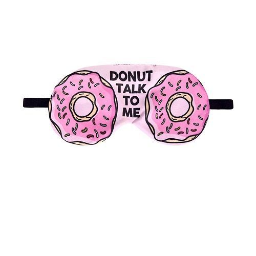 Pink Donut Sleep Mask (Cute Stocking Stuffers for Teen Girls)