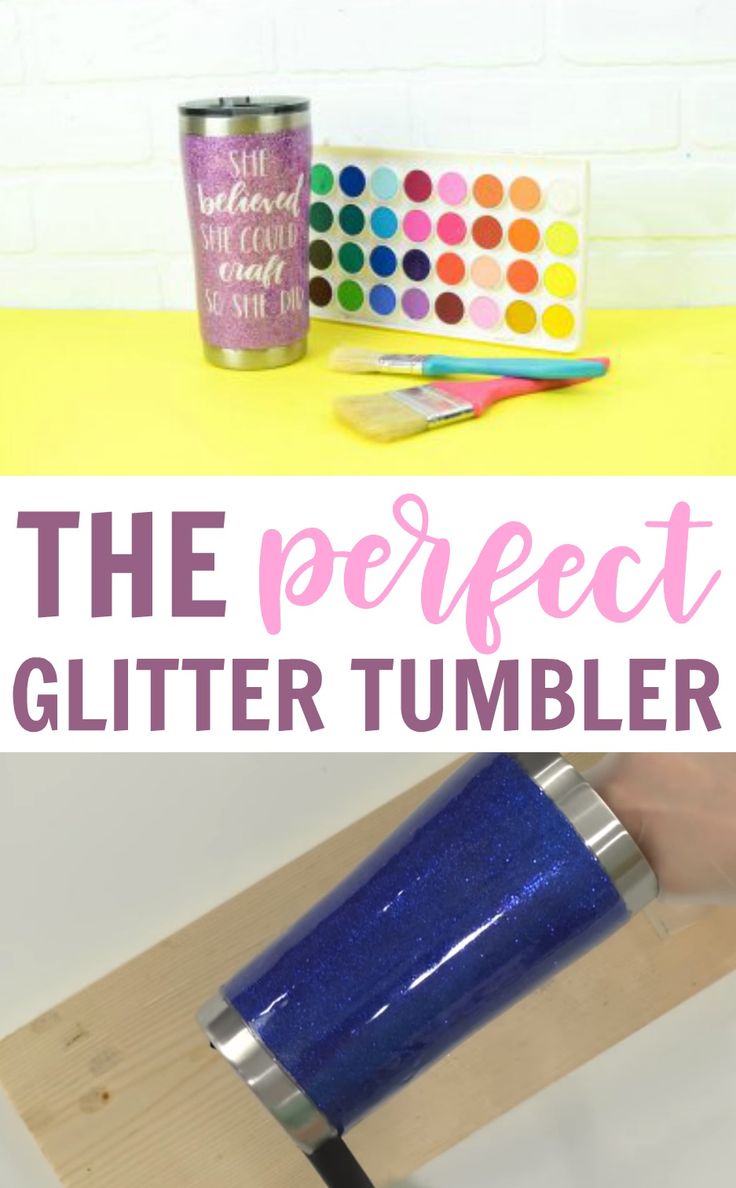 I went through a lot  of trial and error to make sure I had The Perfect Glitter ...