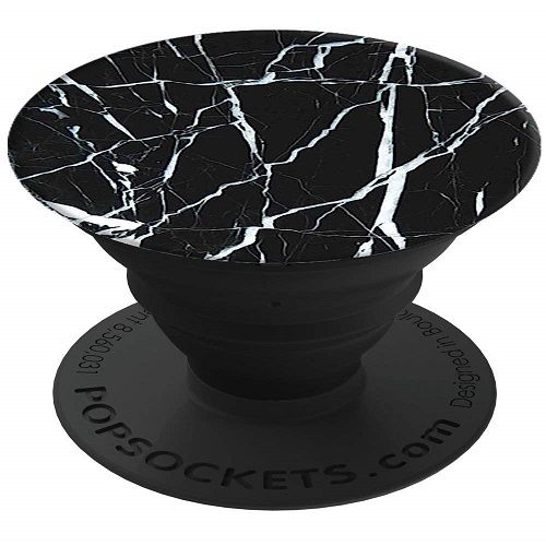 Stylish Black Marble PopSockets | Tech gifts for teens #birthday