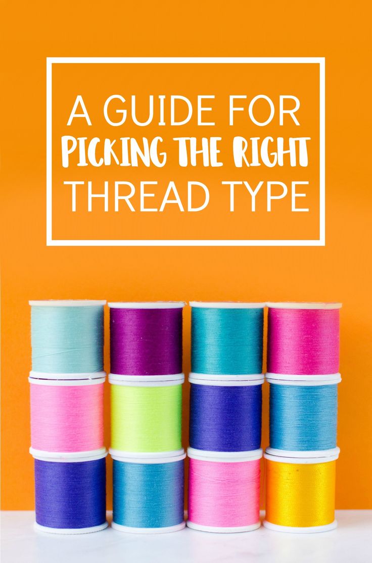 There’s more to choosing thread for your sewing projects than  simply finding ...