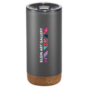 Copper Vacuum Tumbler with Cork. With the skid-proof cork featured bottom design...