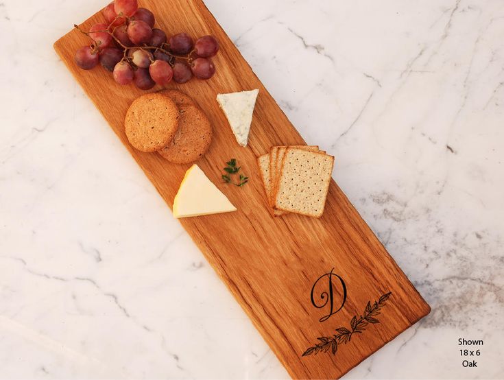 Excited to share the latest addition to my #etsy shop: Monogram Cheese Board, Br...
