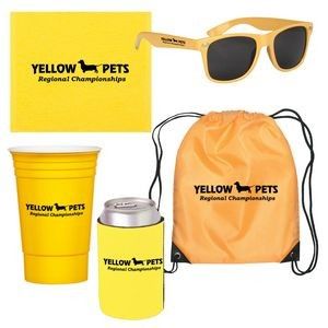 How awesome is this?  Tailgate Kit!  Price includes 1 color imprint on EACH item...