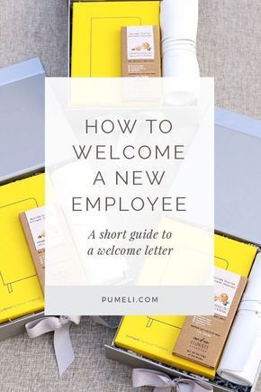 How to welcome a new employee. Looking for a way to set a positive tone when you...