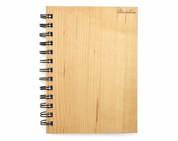 Maple Wood Notebook - 5
