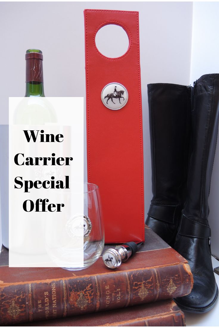 Our red faux leather wine carriers can be customized with YOUR logo, art, or pho...