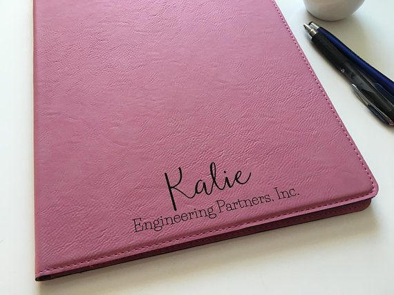 Personalized Portfolios for Women | Leather Padfolio | Journal | Corporate Gift ...