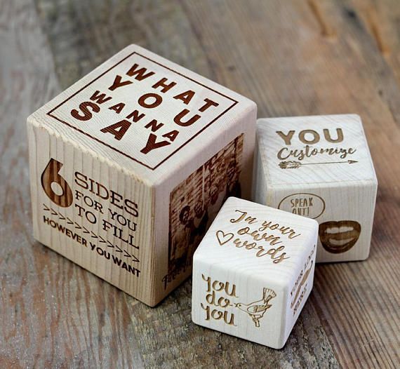 You Design It! Totally Custom Wooden Block For Gift Special Occasion Corporate G...