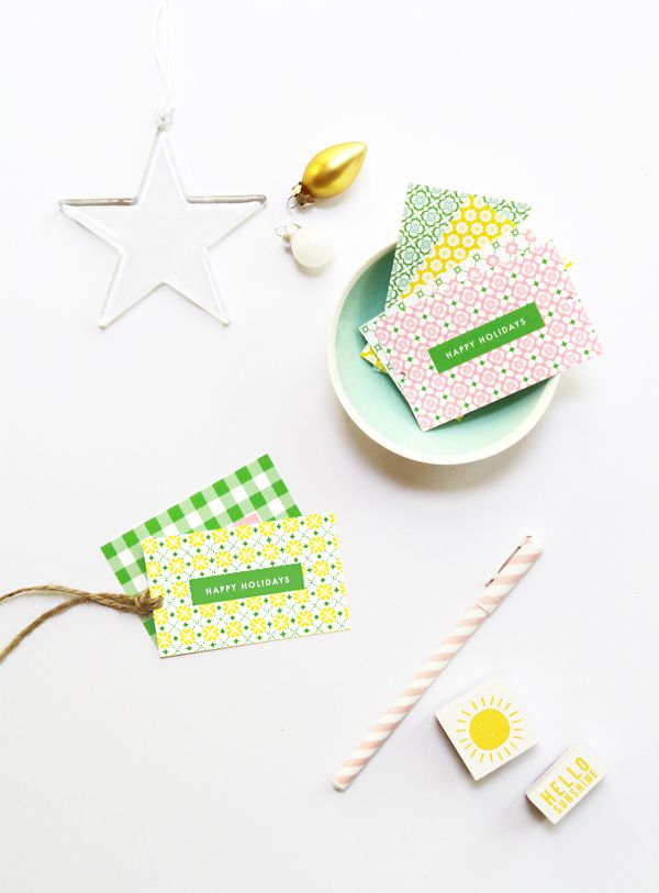 FREE Patterned Holiday Gift Tags » Eat Drink Chic