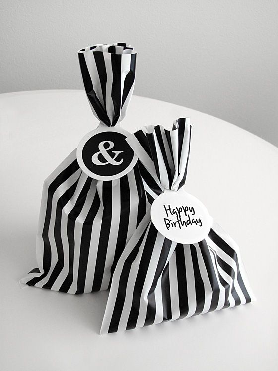 striped wrapping ♥