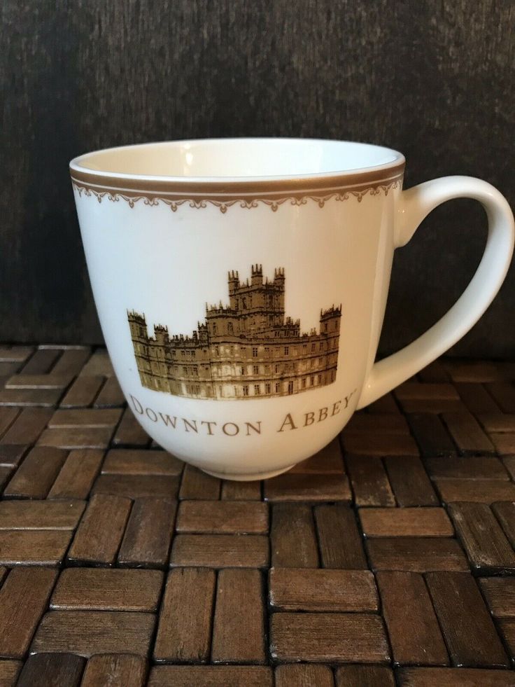 DOWNTON ABBEY Coffee Mug Highclere Castle World Market 2013 Limited Edition | eB...