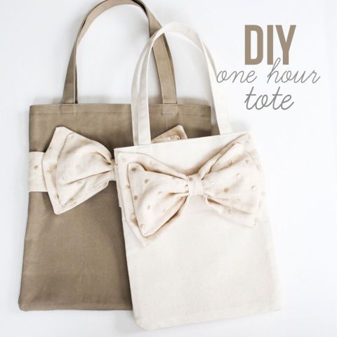 Even a novice seamstress can craft these adorable duck-cloth totes that only tak...