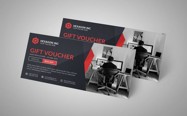 Corporate Gift Voucher Corporate Identity Template, #Ad #Gift #Corporate #Vouche...