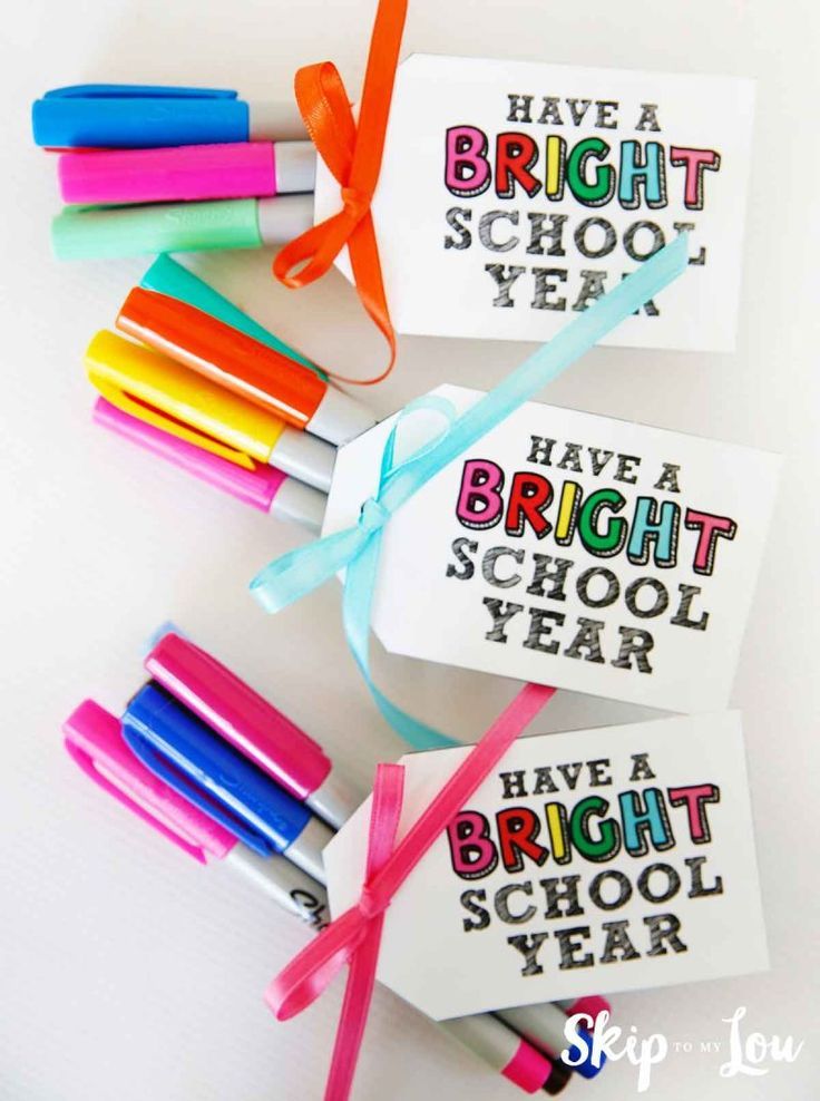 Have a bright school year printable tags for back to school teacher gift