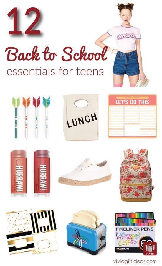 Cool back to school essentials for teenagers | Cute school supplies for highscho...
