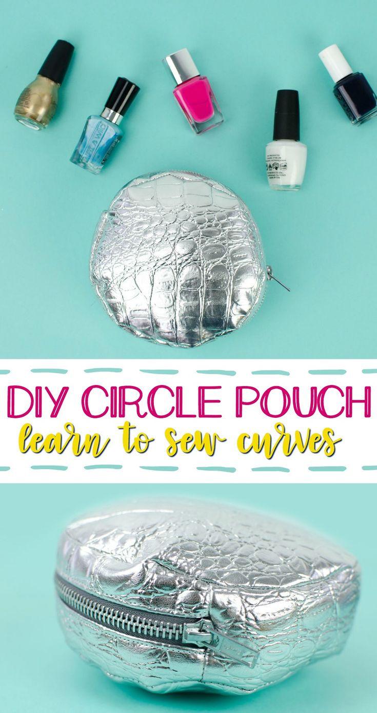 Don’t you just  love this DIY Circle Pouch? I am in love with how this sewing ...
