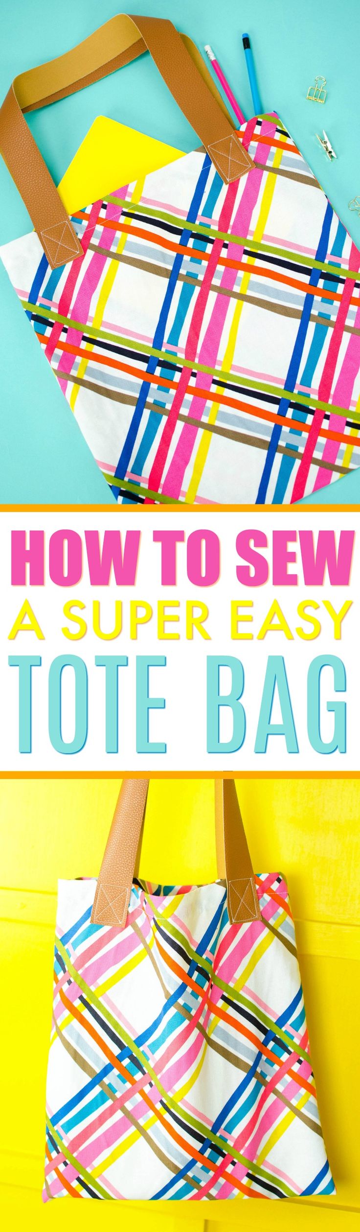 Tote bags are just so incredibly useful and so versatile. So why not make a DIY ...