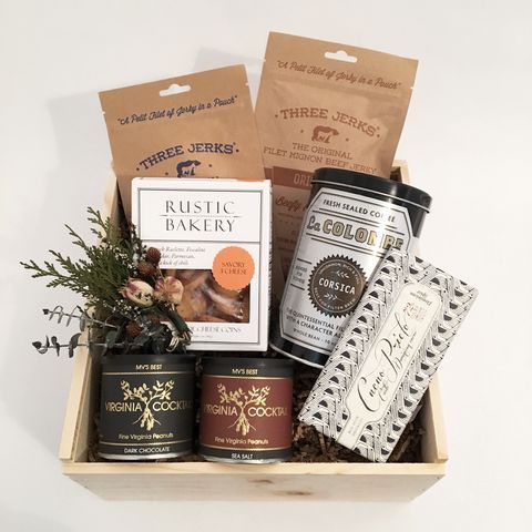 Afternoon Snack Box. Client and Corporate Gift box. Corporate Holiday Gifting.