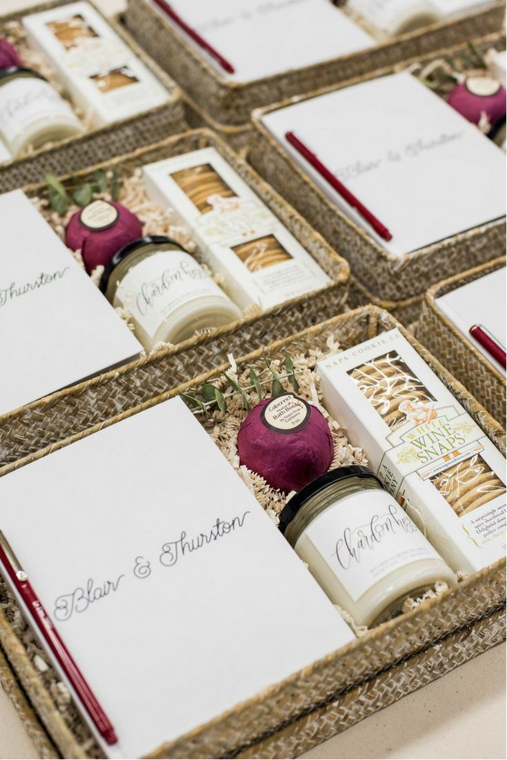 Best Corporate Gifts Ideas CORPORATE EVENT GIFT BOXES// Cream and maroon worksho...