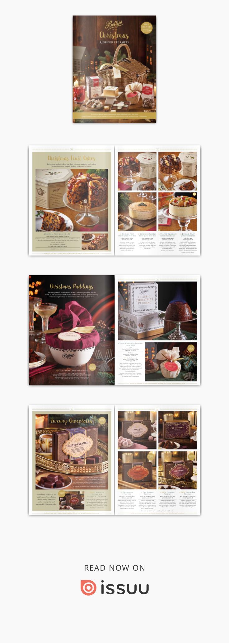 Bettys Corporate - Christmas Catalogue 2016  Bettys Corporate Gifts