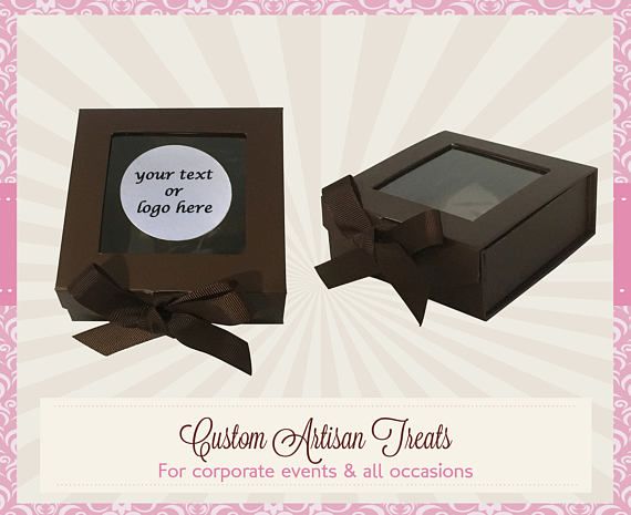 Corporate Gifts-  Cookie in a fancy box(12) #papergoods @EtsyMktgTool #ediblefav...