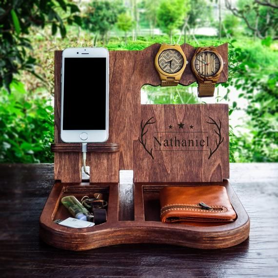 Personalized Docking Station Desk Organize Charging Station Phone Stand is a #Ch...