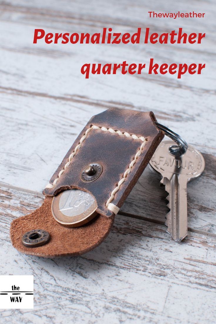 Personalized leather keychain Leather key fob Custom key chain Leather key holde...