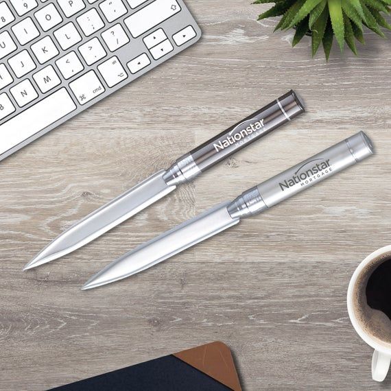 Promotional Letter Opener Custom Engraved w/ your Logo a Great Corporate Gift fo...