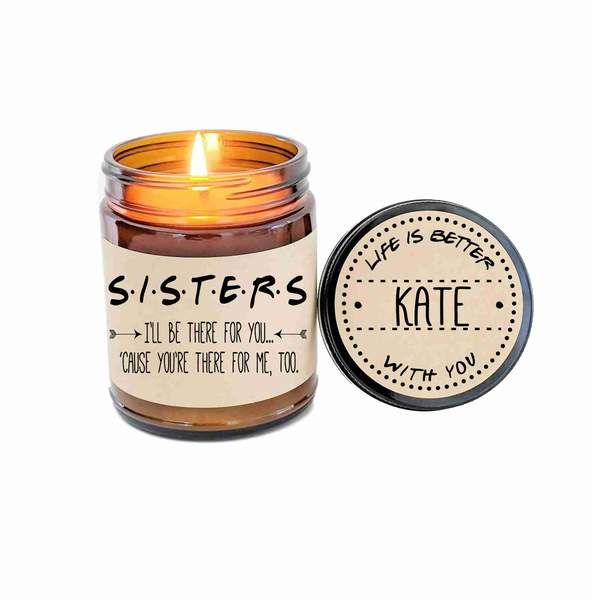 Sister Candle Gift. Hand Poured Soy Candle. Available in 2 size options 9 oz. or...