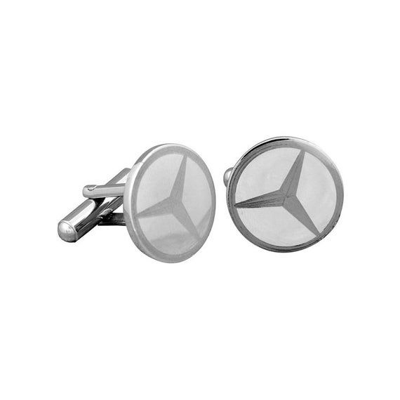 Stylish Cufflink For Men Mercedes Benz Car Logo Trending Cufflinks Jewellery for...
