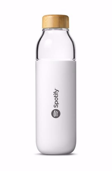 This bottle is sleek and simple and will look great with or without your logo! M...