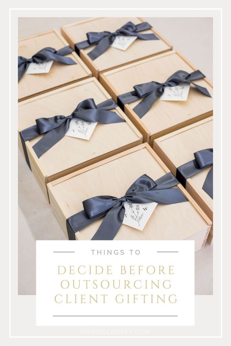 CLIENT GIFTS// How get a better return on investment by outsourcing custom desig...