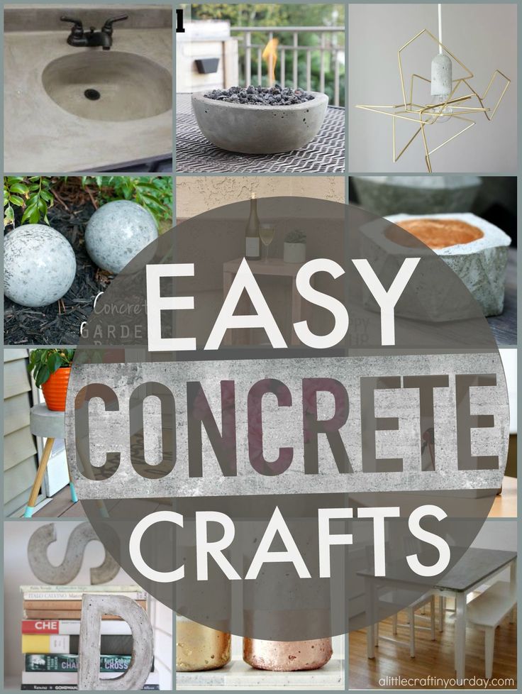 I thought today  I would round up some of my favorite Easy Concrete Projects. Th...