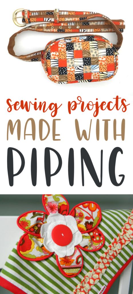 If you haven’t tried sewing with piping before and aren’t sure how to use it...