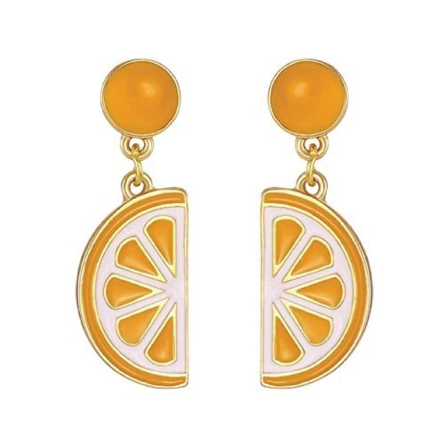 Retro Lemon Earrings. Fashion accessories. Gifts for best friends just because.