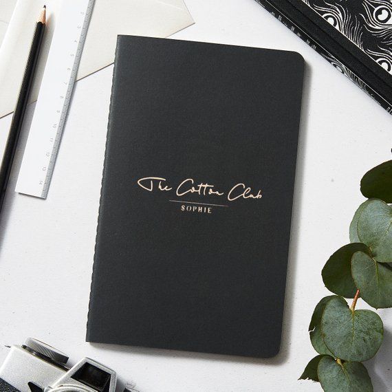 A luxury personalised notebook perfect for your businesses corporate gift! Our c...