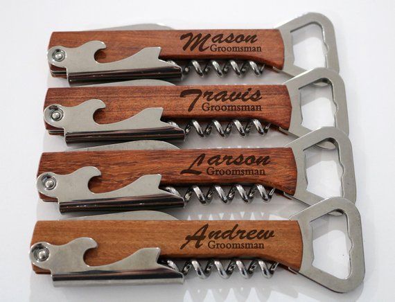 Groomsmen Gift - Engrave Bottle Opener ***SAVE 10% WHEN YOU BUY 3 OR MORE*** Gro...