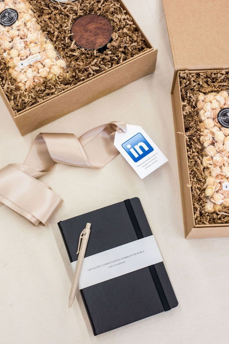 CORPORATE EVENT GIFTS// Polished  company branded gifts welcome professionals to...