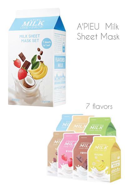 APIEU Milk Sheet Mask (Best Stocking Stuffers for Teenage Girls)