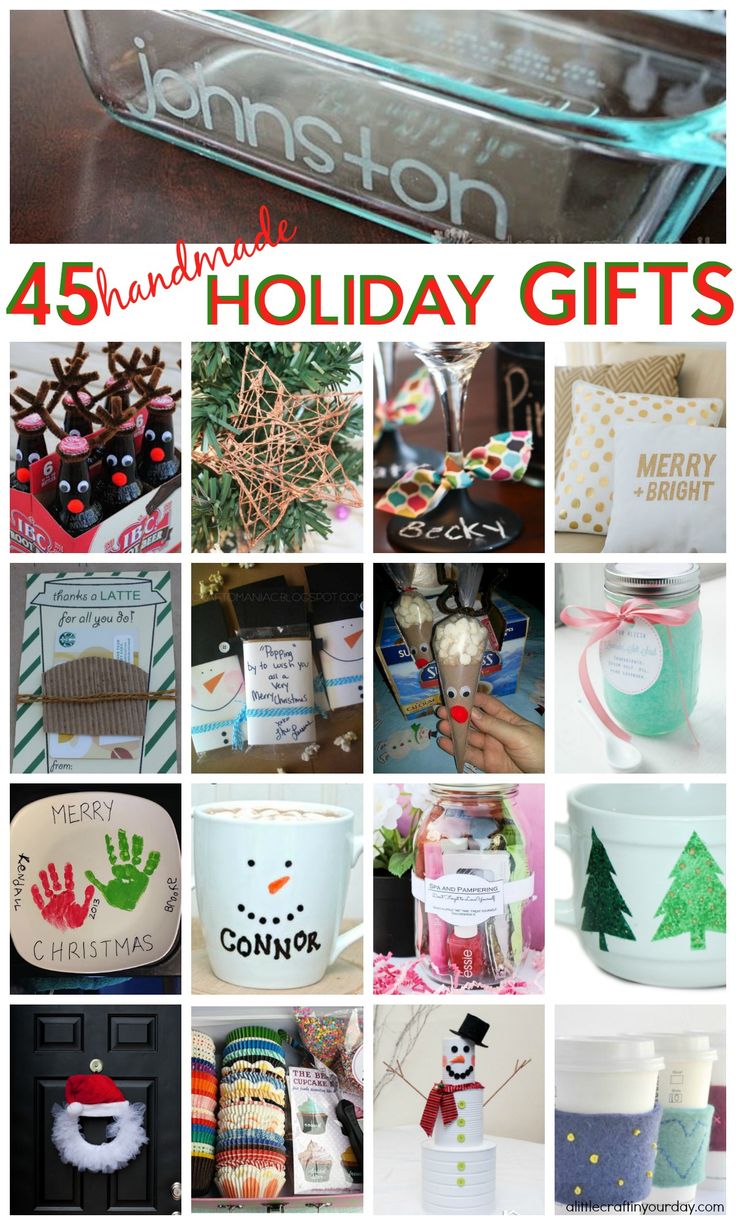 Everyone loves personalized, handmade gifts just for them, so with this list of ...