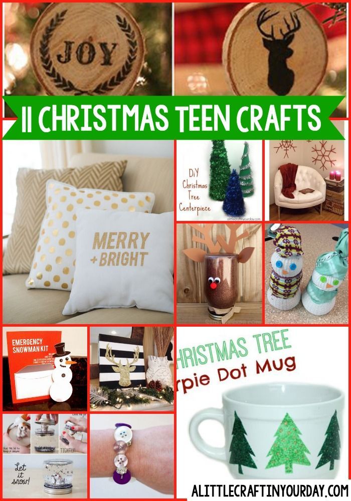 I thought it was time to start our DIY Christmas Teen Crafts. You’re going to ...