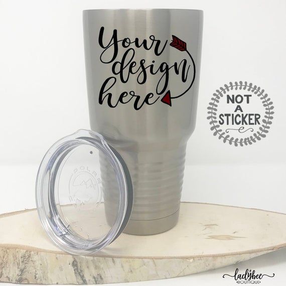 Custom 30oz Tumbler Design, corporate gift, corporate logo, client Gift, Quote m...